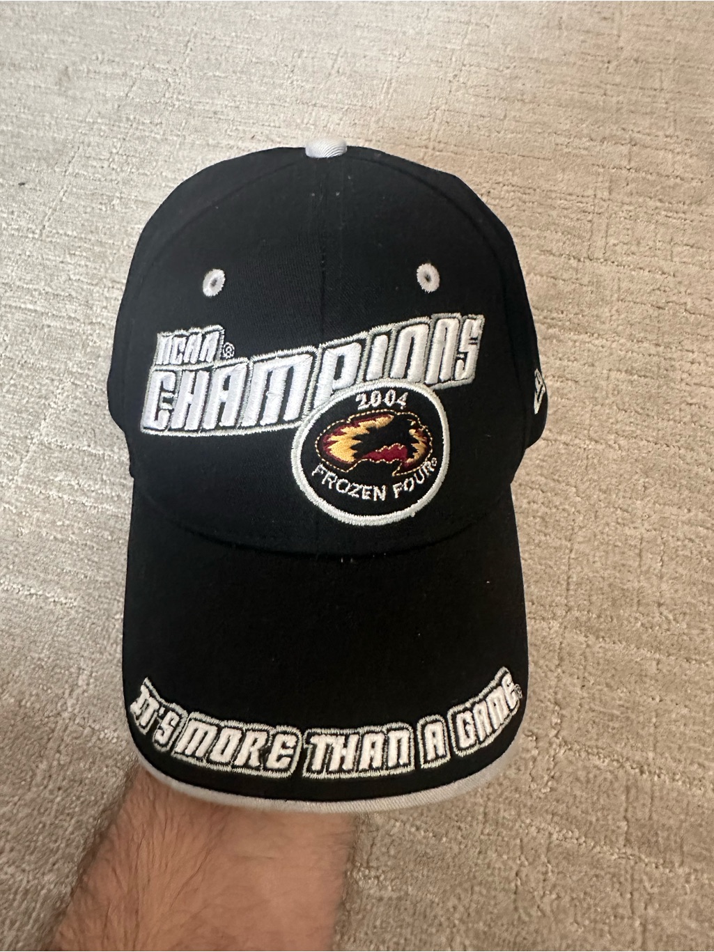 Denver University Du Ncaa Champions 2004 Frozen Four Black Baseball Cap